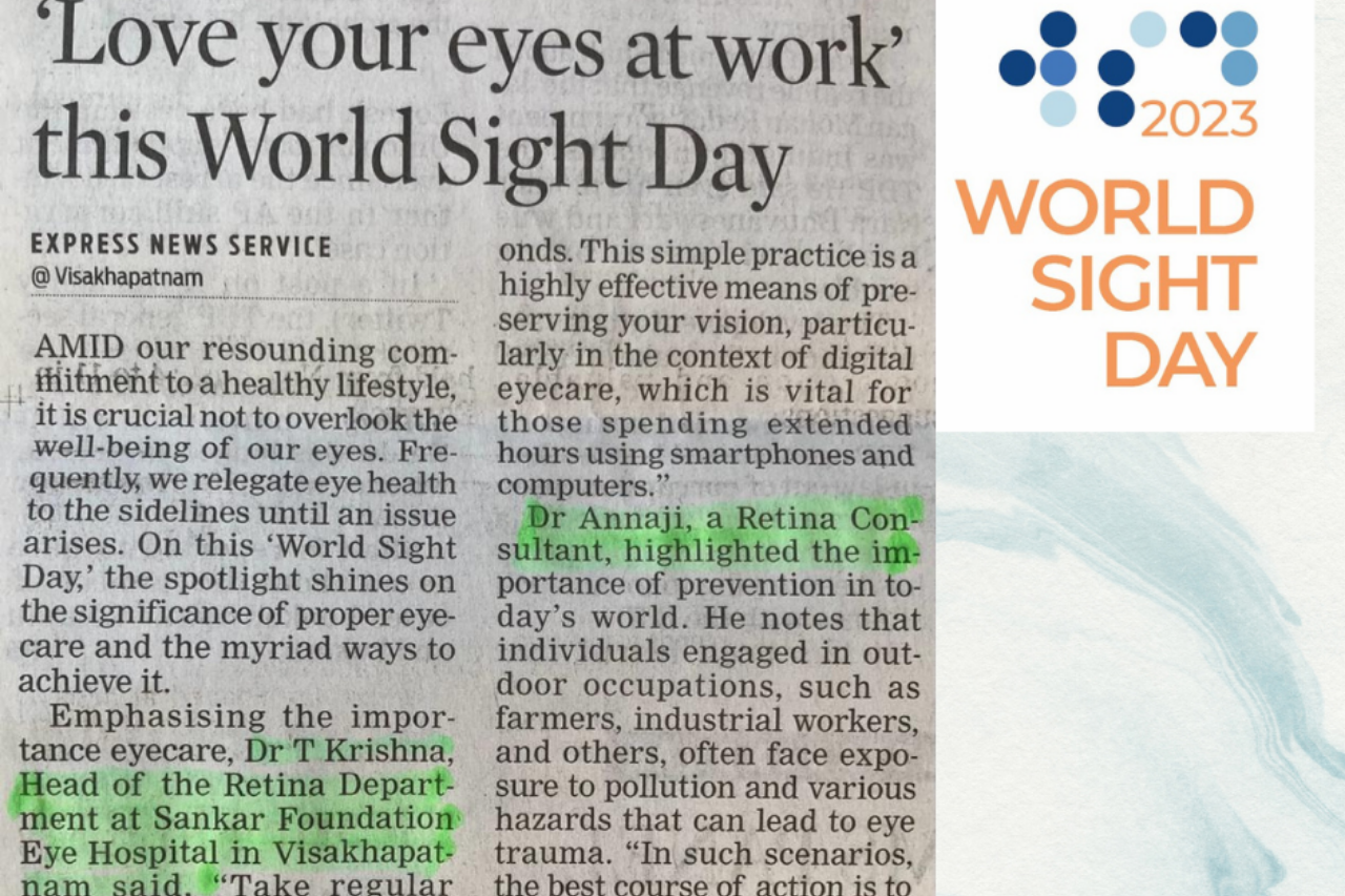 Read more about the article ‘Love Your Eye at Work’ This World Sight Day